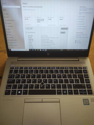 HP elitebook i5 8th generation (840 G6)