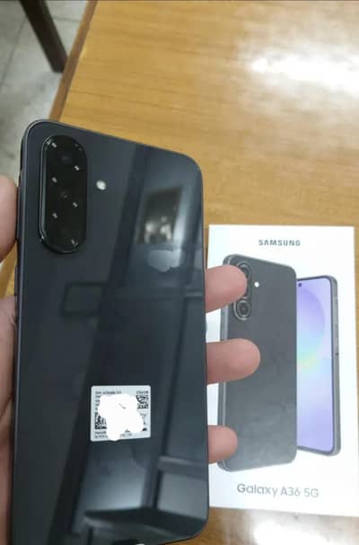 galaxy A36 5G box pack brand new condition all box Official pta