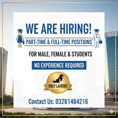 Full-time Part-time Office Work and Online Work Available