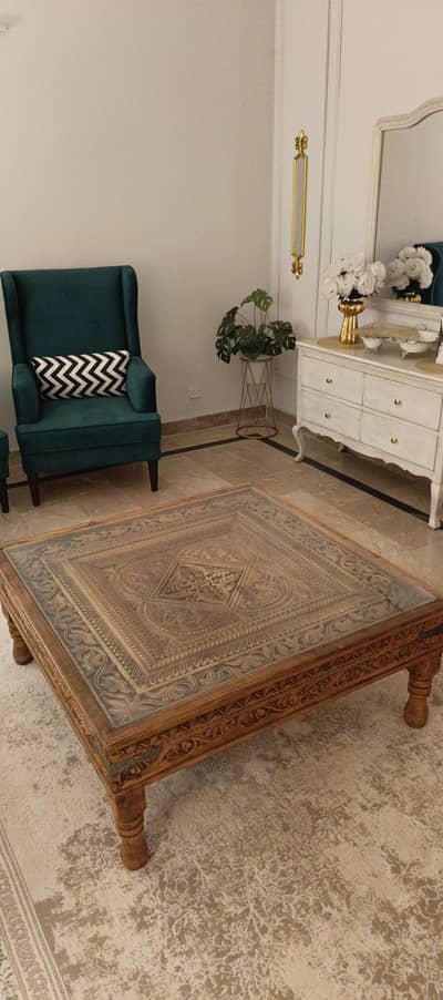 Swat Furniture Center Table with Side Tables For Sale