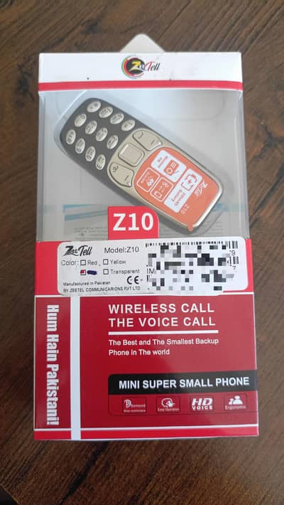 Mini Z10 — Perfect Backup / Travel Phone — New, Original Pack 