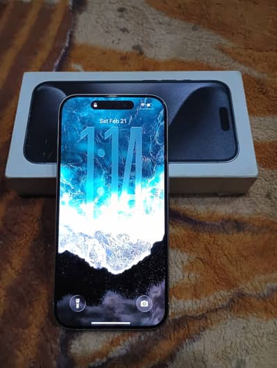 iPhone 15 pro 128GB with box