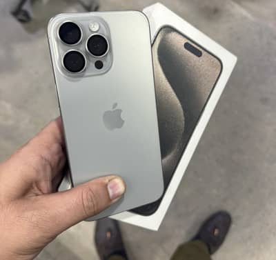 15 Pro Max -256-physical dual Sim PTA approved health-96- With Box