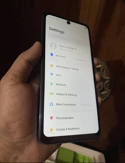 tecno mobile with dabba