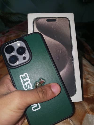 iphone 15 pro max natural titanium color JV non PTA