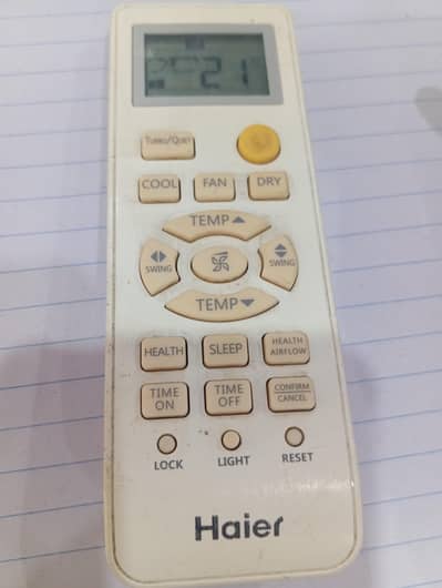 Haier split AC orignl remot