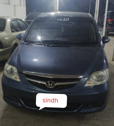 Honda city 2006 well maintained vehicle blue colour