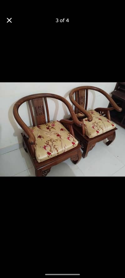4 seater sofa set pure sheesham wood