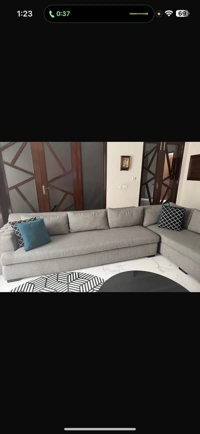 L shaped 8 seater Sofa