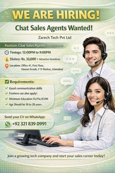CSR Required || Call Center Jobs || Sales Jobs || Jobs