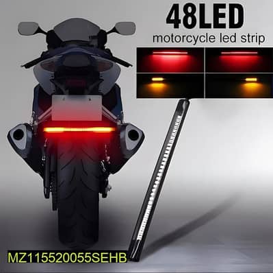 48 LED Motorcycle Brake Light Strip – Rear Tail & Indicator Light