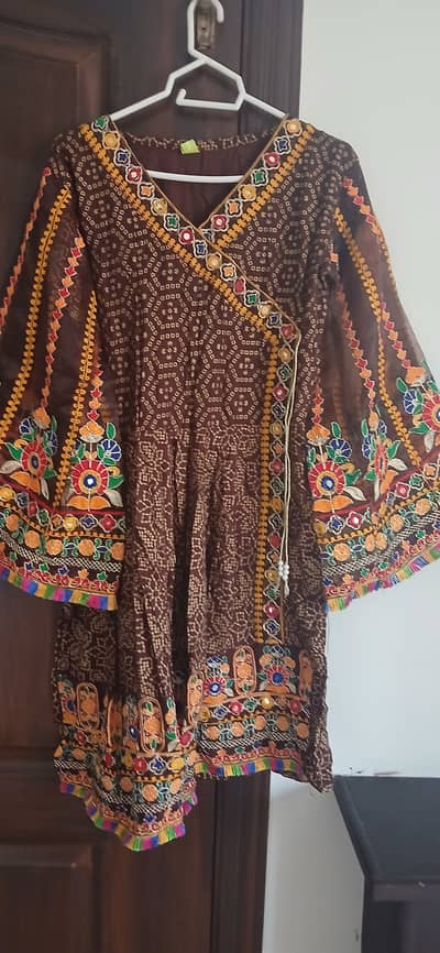 10/10 condition traditional frock semi formal anrakha style