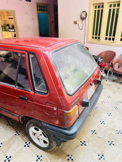 Mehran model 1996 red colour