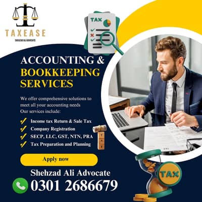 Corporate Tax,Bookkeeping,Payroll & Audit Solution,Financial Reporting