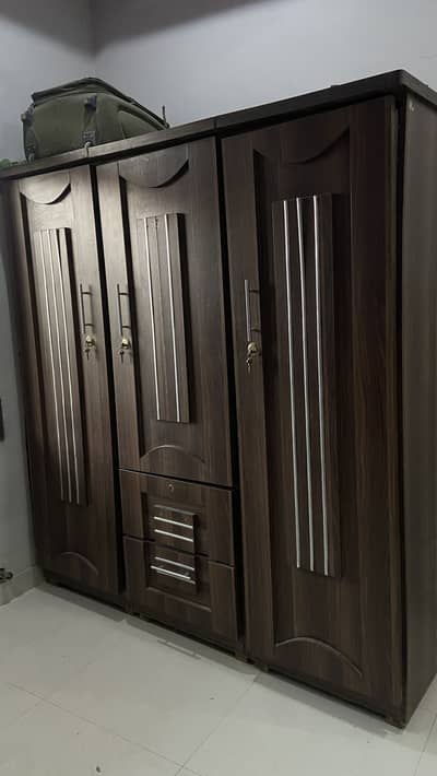 Wooden wardrobe