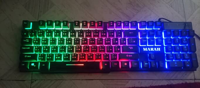 MARAM RGB MACHINE FEEL KEYBOARD