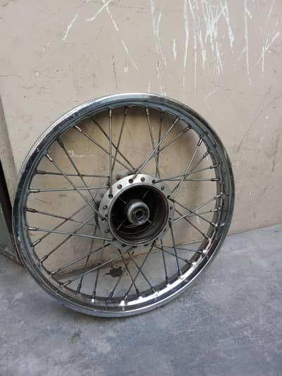 Back weel Tire  Rim with Dram