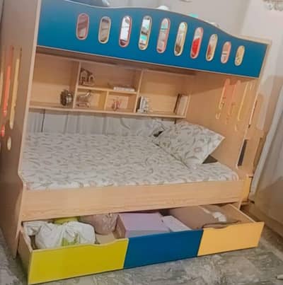 3 in 1 Bunk Bed with Drawers
