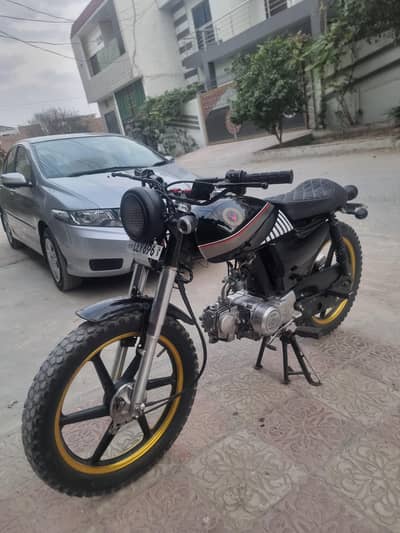 Honda Cd 70 converted to Cafe Racer