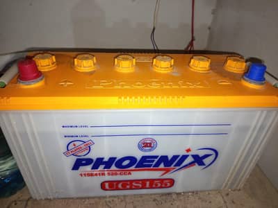 12v phoenix battery 155 model 115Ah 30A charger hai