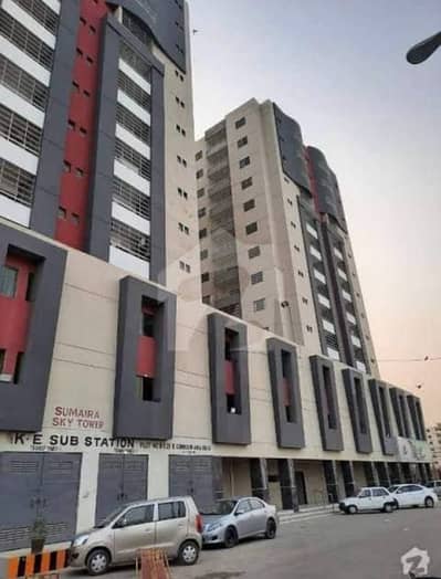 SUMAIRA SKY TOWERS LEASED FLAT FOR SALE, Scheme-33, Karachi 3 Bed with Drawing and Dining Room