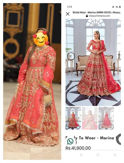 Maryam & Maria bridal maxi