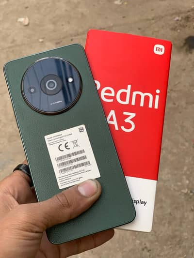 Redmi a3 4+4 128 with box and charger  local Wala hai original khrb hi
