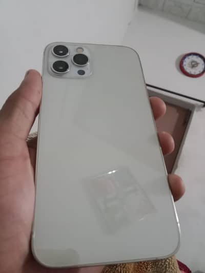 I phone 12 pro max 256 factory unlock battery health 87 white colour