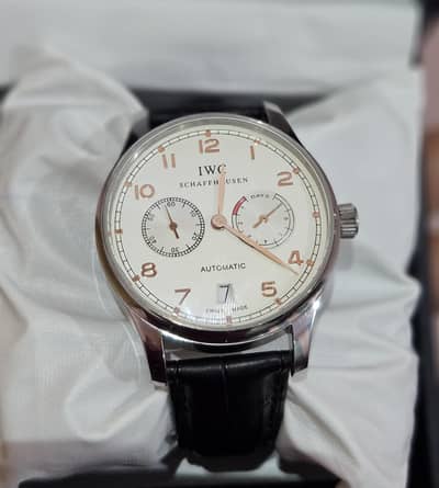 iwc 7 days power reserve automatic watch