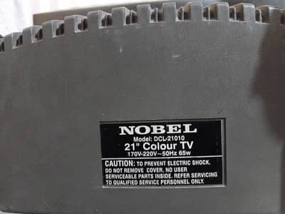 Nobel 21 inch  TV with remote and trolley - Excellent condition