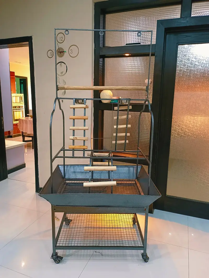Grey | Parrot | Macaw & Cockatoo Bird Customized cages | Parrot cage — photo 12