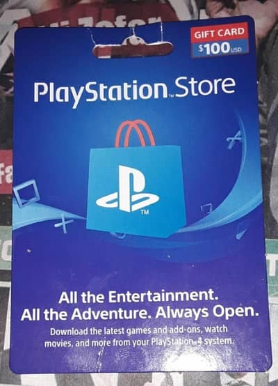 100usd psn gift card