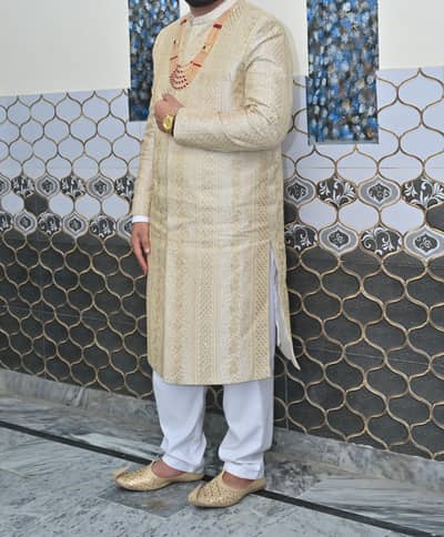 Groom Sherwani + Kula + Mala + Shawal