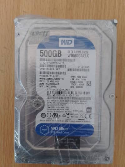 WD Blue 500GB 100% Health