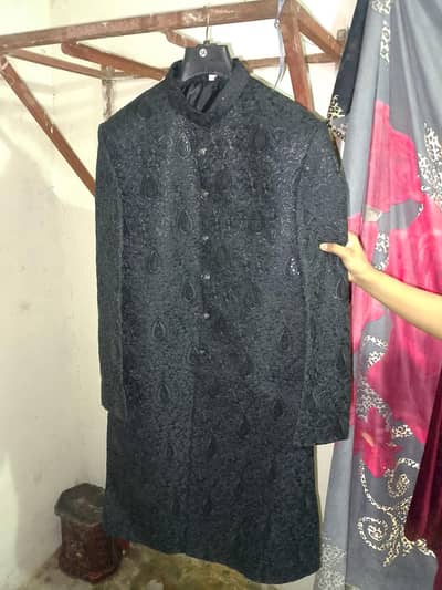 Black Sherwani