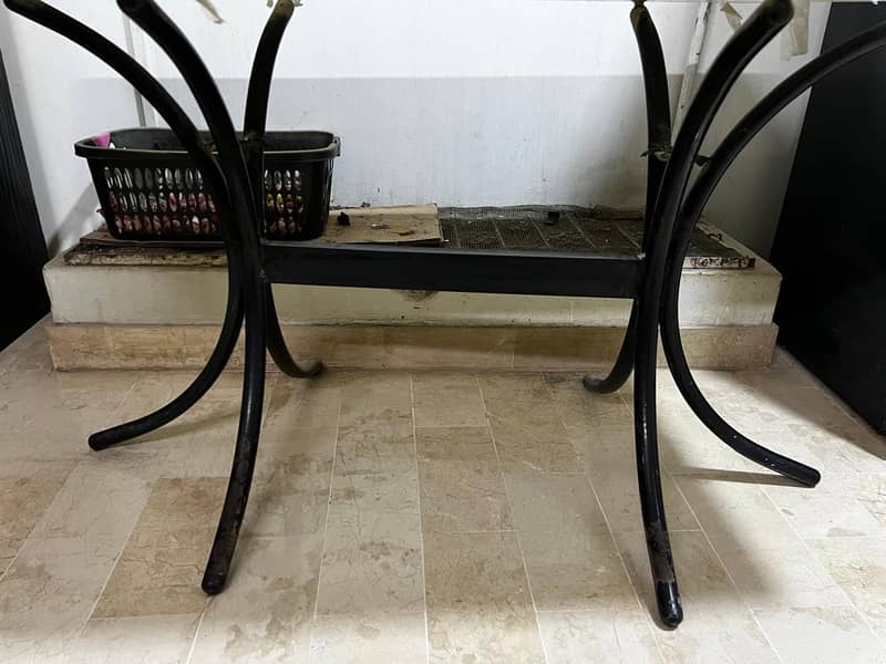 Dining table without chairs. 1