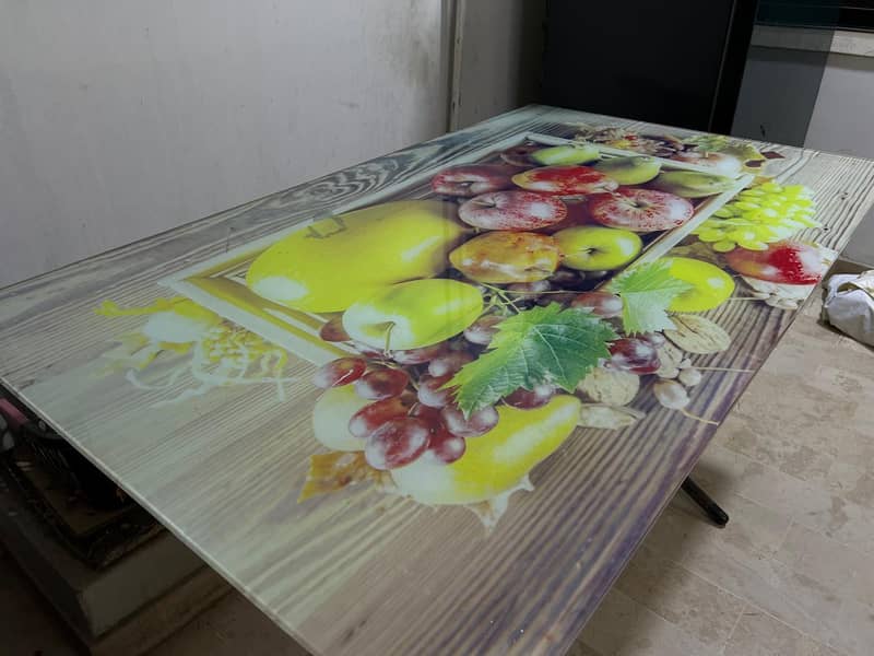 Dining table without chairs. 2