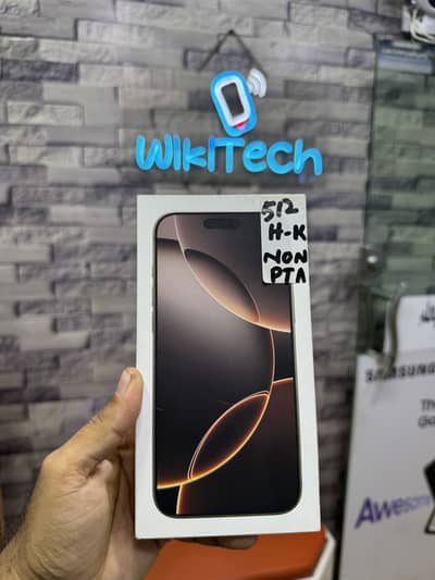 iphone 16 Pro Max 512GB non PTA non Active Box Pack