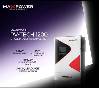 1.2 kw solar inverter with three years replacement warranty