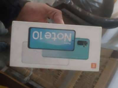 redmi note 10.128gb pta approved with box charger urgent sale