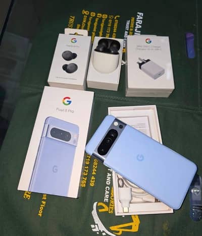 Google Pixel 8 Pro 12/256 Complete Box Urgent Sale Connect OLX