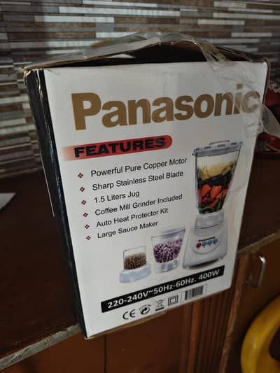 selling Panasonic 3 in 1 set blender, chopper and grinder