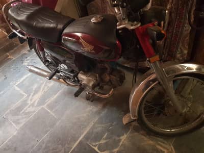 honda cd 70 2022 model in good condition