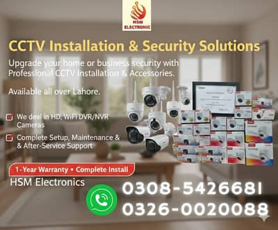 DAHUA CCTV Cameras, Accessories & Installation service HD,WiFi,DVR,NVR