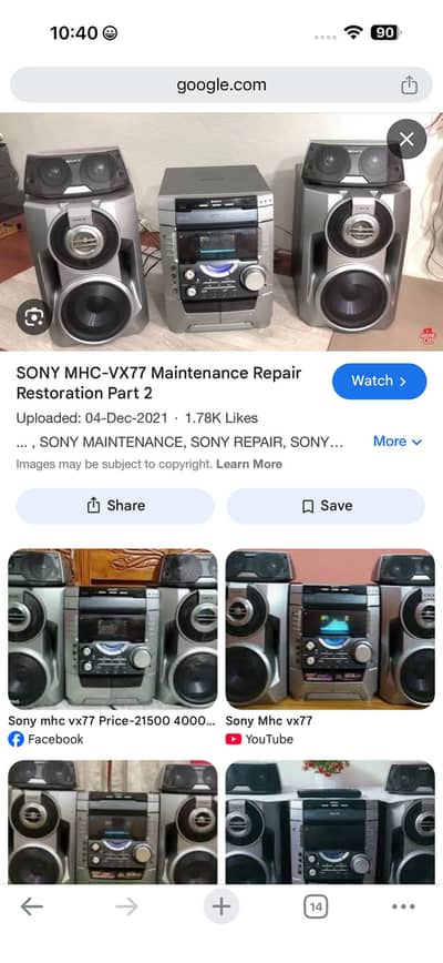 Sound system sony ka