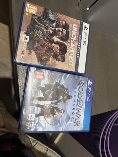 God of war ragnarok and uncharted remastered