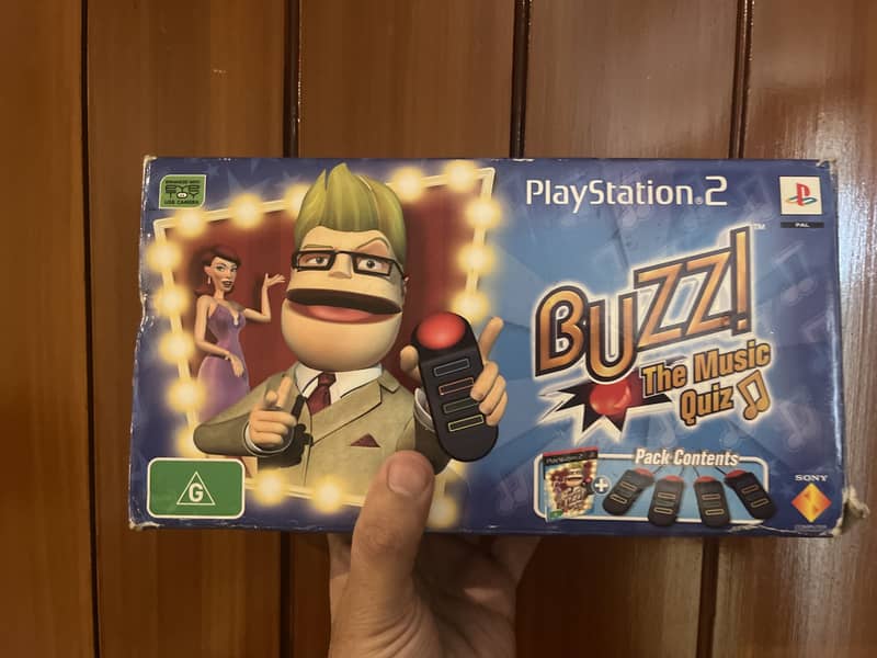 Buzz boxed controllers with cd 0