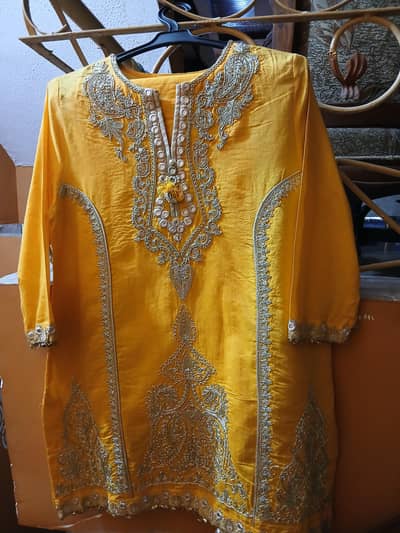 3 peice Mehndi Dress