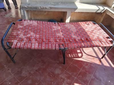 charpai with steel body