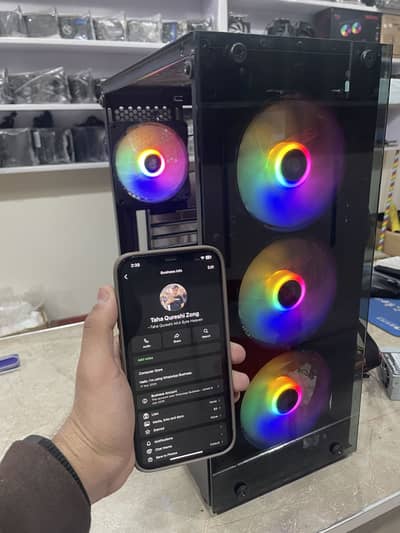 1st Player V2A RGB Gaming PC Case | 4 RGB fans